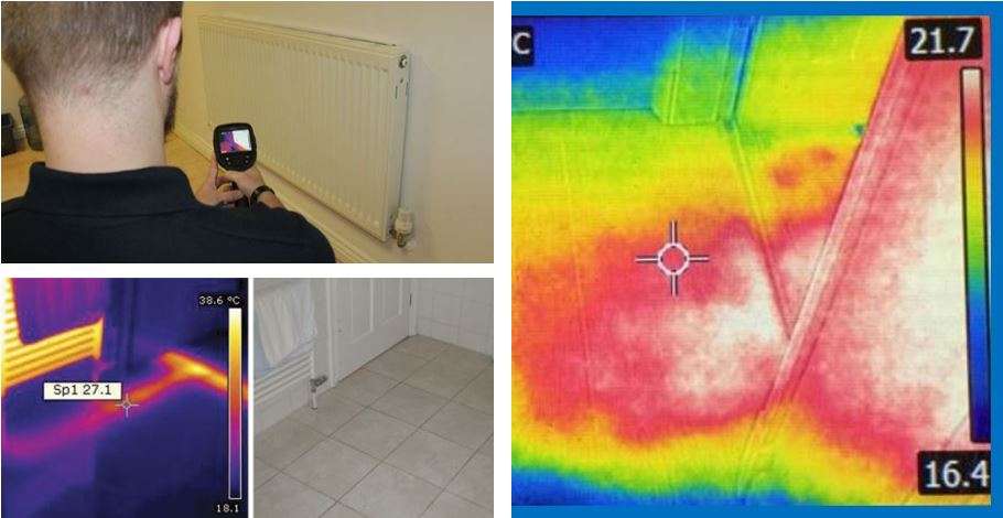 Leak in Floor - Thermal Imaging. York. Yorkshire.