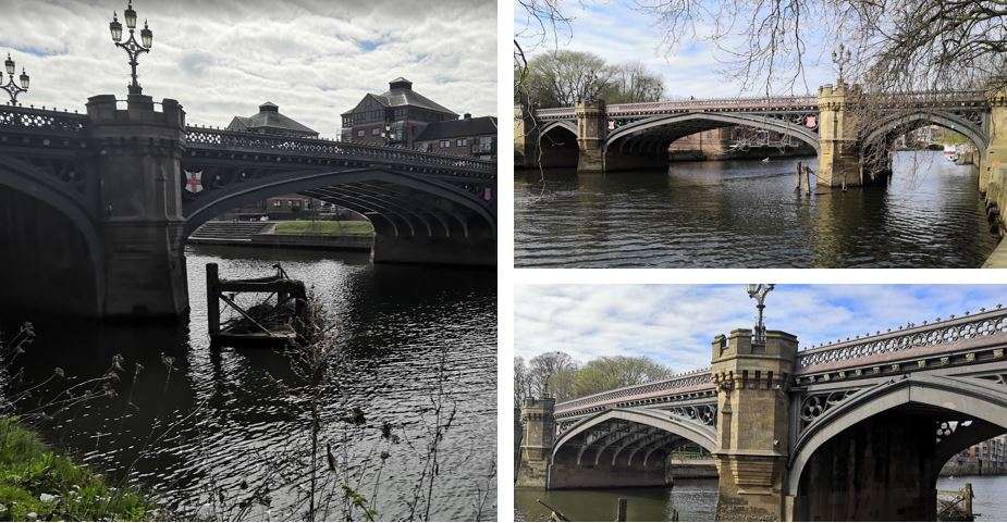 Skeldergate Bridge in York on the River Ouse