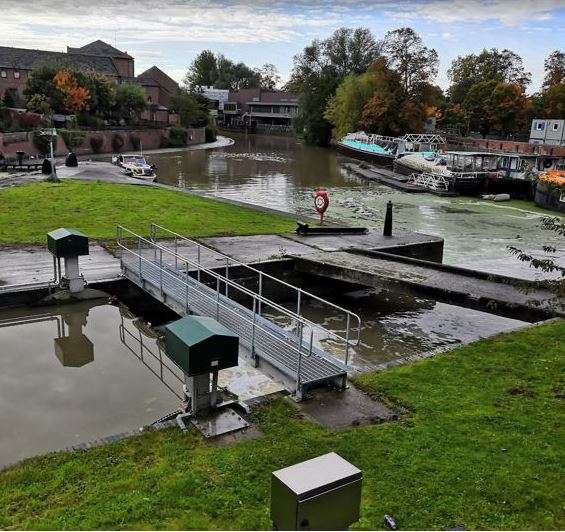 River Foss Sluices levels - York