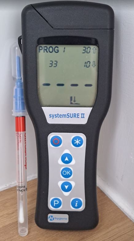 ATP Testing - Hygiena SystemSURE II