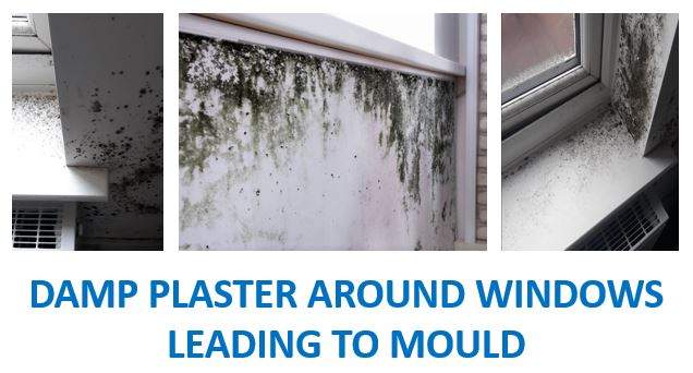 Damp Plaster Window Mould
