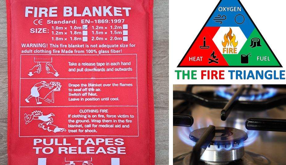 Fire Blanket Triangle