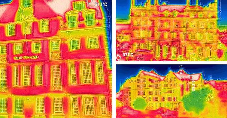 Thermal Images York Buildings