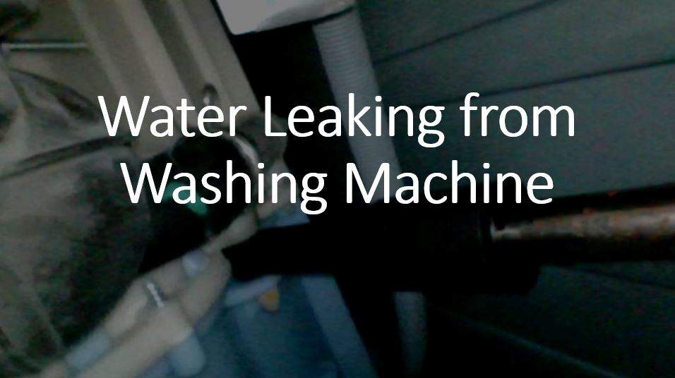 Water Leaking from Washing Machine