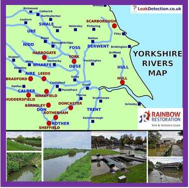 Yorkshire Rivers Map Guide